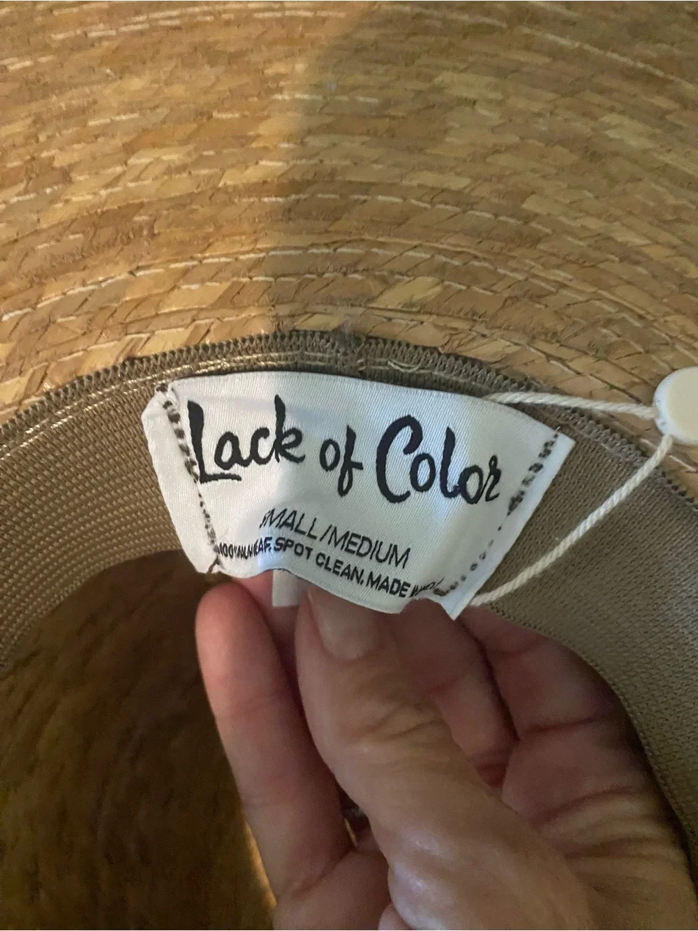 Lack Of Color Straw Fedora in Natural S/M